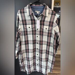 NWT! Outerknown Women’s Flannel Shirt Size Small